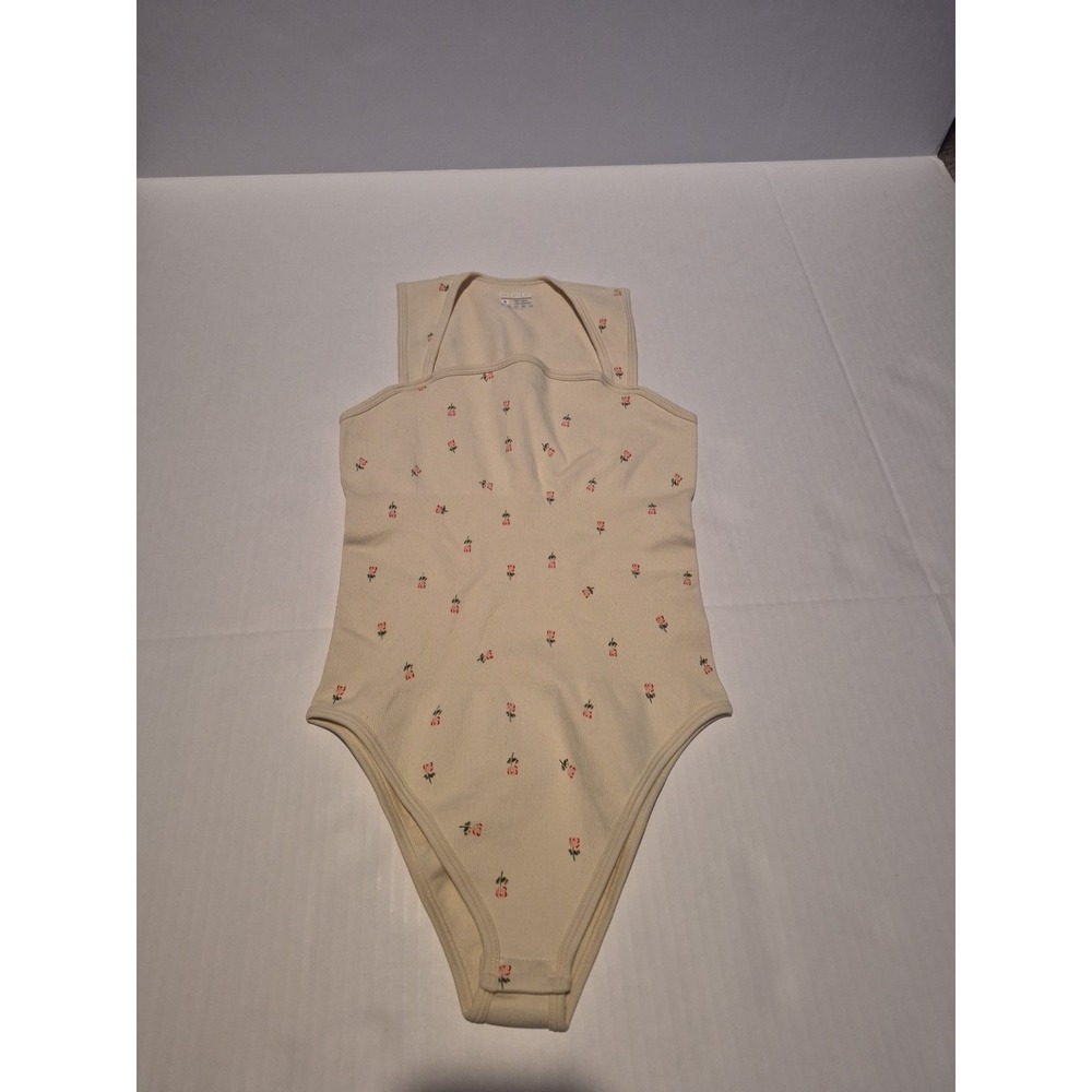 OQQ Women Yellow Bodysuit S